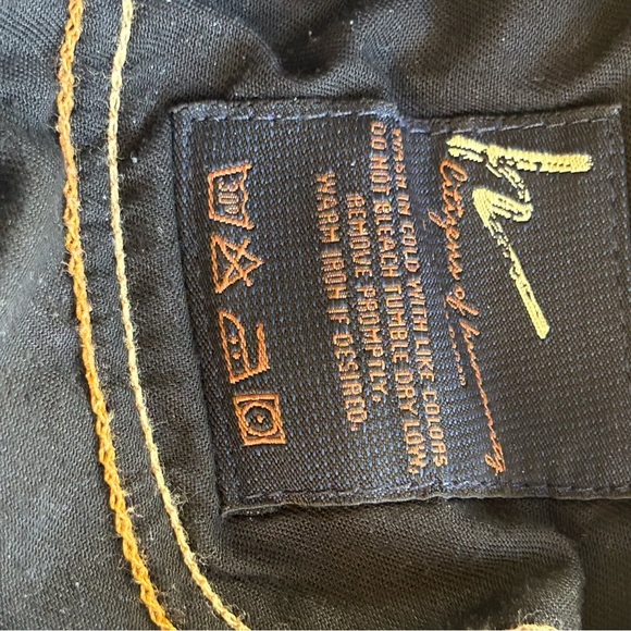 Citizens of Humanity Kelly Low Waist Cropped Straight Leg Jeans Dark Wash 28 - Picture 9 of 9